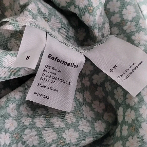 REFORMATION Preston Floral Mini Dress - Picture 4 of 4